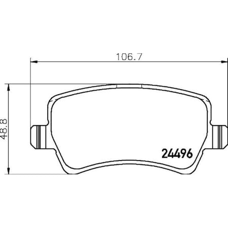 Pagid Brakes Brake Shoe Set, 355025411 355025411